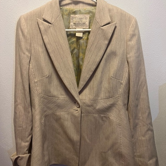 Aura Taupe Blazer Jacket - Picture 1 of 5